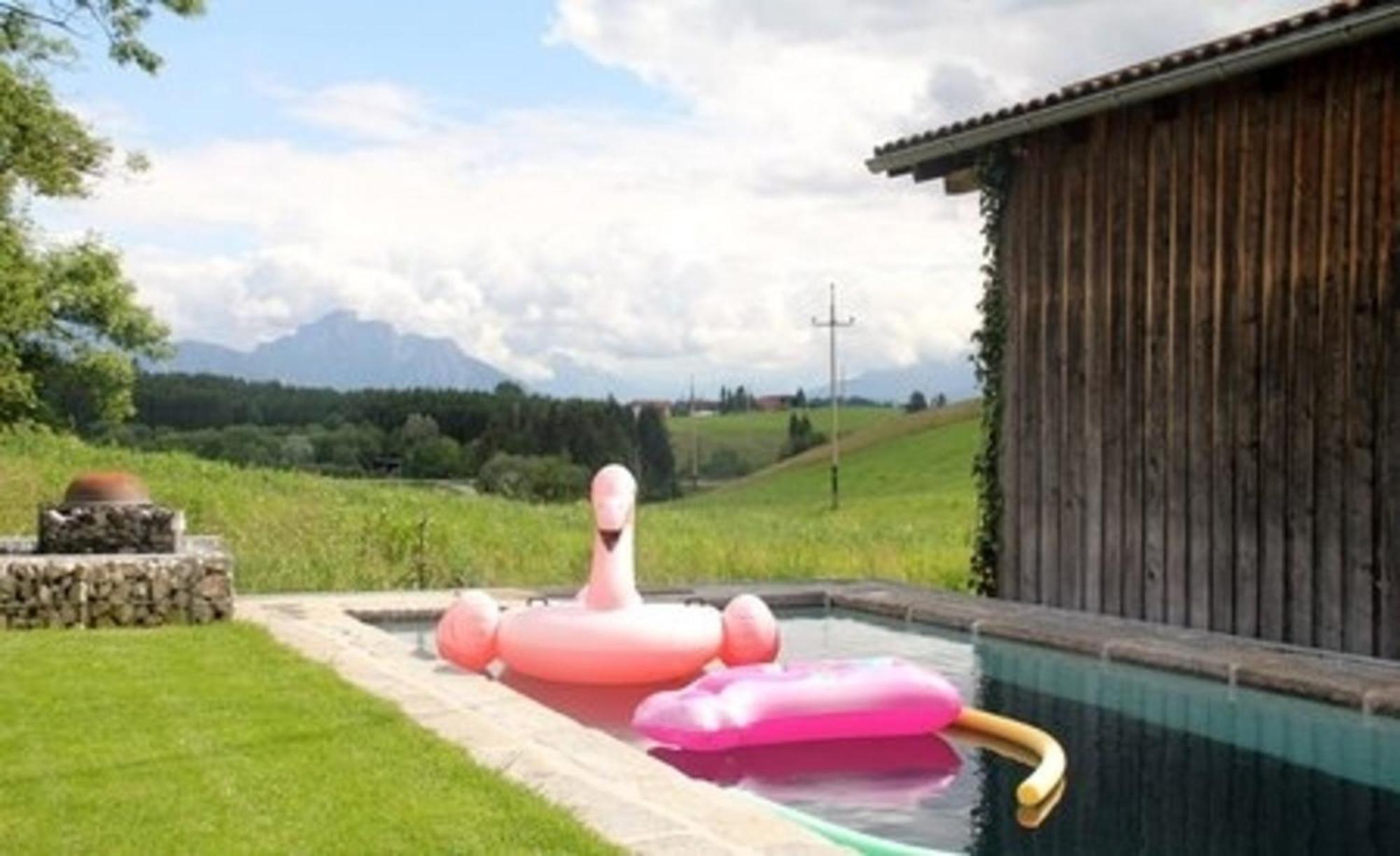 Ferienwohnung Nr 2, Neben Einem Bauernhof, Rosshaupten, Allgaeu Exterior foto
